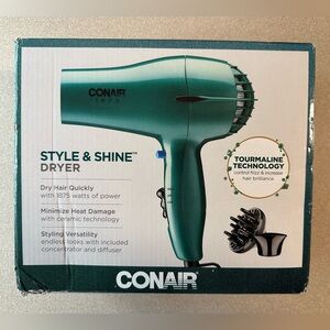 Conair Style & Shine Hair Dryer - NIB